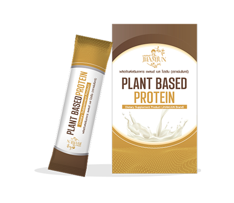 ผลิตภัณฑ์ แพลนต์ เบส โปรตีน กลิ่นวนิลา By แจ่มจันทร์